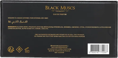 Miniatura 2 de Alexandre J Black Muscs Eau de Parfum Spray para mujer, 3.4 onzas