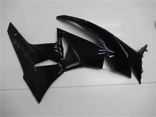 Miniatura 6 de US STOCK - Carenado negro brillante apto para 2009-2012 ZX6R 636 ZX-6R inyección ABS plásticos posventa carrocería 2010 2011 09 10 11 12