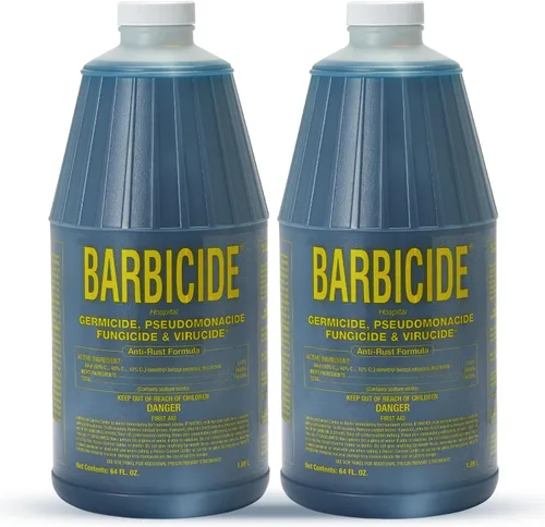 Miniatura 11 de BARBICIDE Spray desinfectante, botellas de 2 onzas (paquete de 6) – Registrado por la EPA, listo para usar profesional para salón y peluquería
