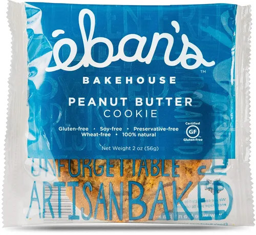 Miniatura 12 de Eban's Galletas frescas horneadas sin gluten – 24 galletas grandes (2 cajas de 12) – suaves y masticables, envueltas individualmente, gourmet, sin