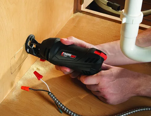 Miniatura 4 de BOSCH Rotozip SS355-20 Sistema de sierra en espiral de alta velocidad de 5.5 amperios con 2 accesorios y broca de diamante