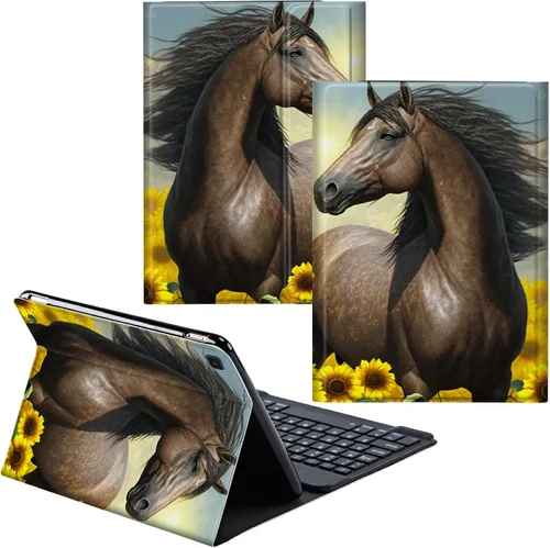 Miniatura 23 de Funda para Samsung Galaxy Tab S6 Lite 2022/2020 Teclado inalámbrico desmontable y cubierta de cuero PU Funda protectora para tableta para Samsung