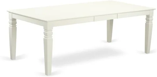 Miniatura 3 de East West Furniture LGCL9-LWH-C Juego de mesa de comedor moderno de 9 piezas, incluye una mesa rectangular de madera con hoja de mariposa y 8 sillas