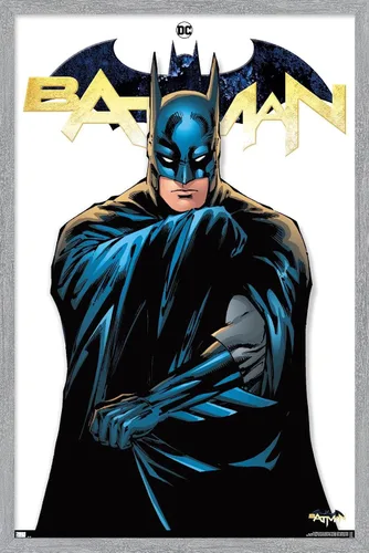 Miniatura 15 de Trends International DC Comics Batman Feature Series - Póster de pared, 22.4 pulgadas de largo x 14.7 W, versión enmarcada de madera de granero