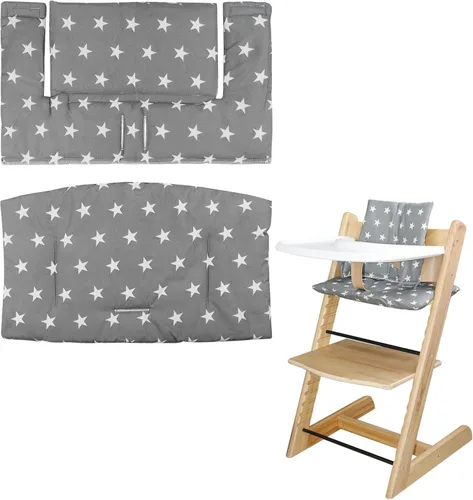 Miniatura 8 de Cojín para Silla Alta, Suave y Cómodo para Cojín de Silla Alta Tripp Trapp, el Conjunto de Cojines para Tripp Trapp lo Hace Más Seguro y Más Cómodo