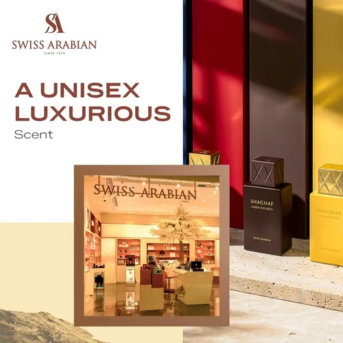 Miniatura 4 de Swiss Arabian Shaghaf Amber Infusion Eau de Parfum Unisex – 0.8 fl oz Viaje Miniatura Perfume árabe de cuero ámbar dorado de Dubai Fragancia