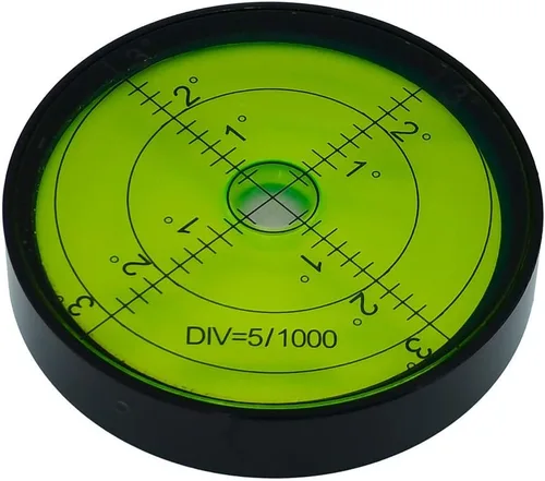 Miniatura 9 de Nivel horizontal de la burbuja de la alta precisión Cardan nivel horizontal bola bola bola nivelador 60MMAccuracy 15'/2