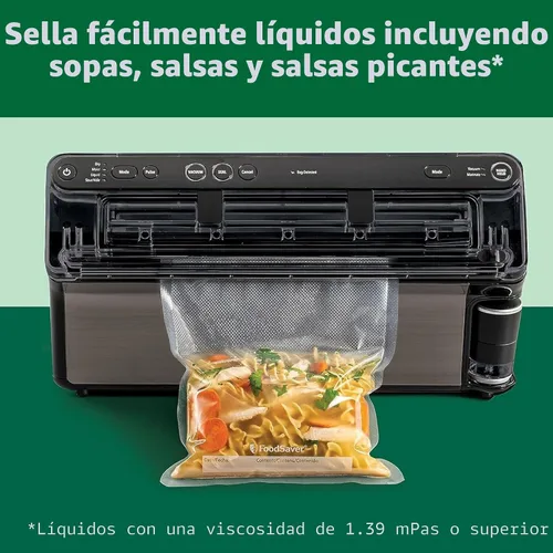 Miniatura 9 de FoodSaver Elite All-in-One Liquid+™ Sellador al Vacío Todo en Uno con Bolsas