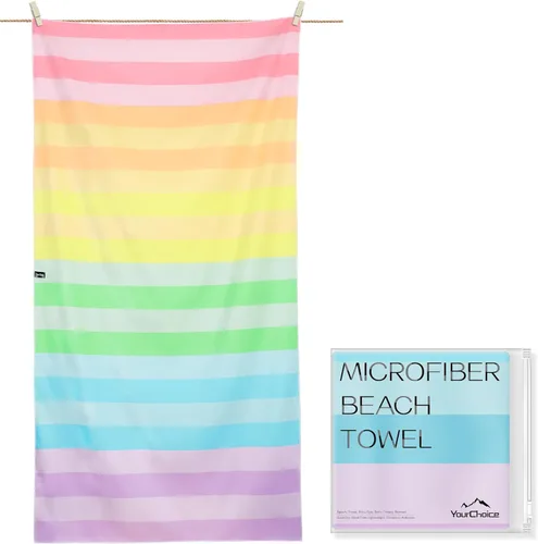 Miniatura 16 de Your Choice - Juego de toallas de microfibra de secado rápido para playa, viajes, natación, piscina, campamento, actividades al aire libre y toalla