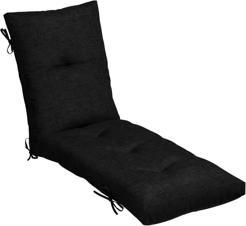 Miniatura 10 de Arden - Cojín acolchado moderno de felpa para exteriores para chaise longue, 76 x 22 pulgadas, resistente a la lluvia y a la decoloración, cojín