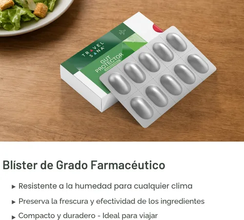 Miniatura 6 de Probióticos de viaje para la salud digestiva, apoyo inmunológico y diarrea ocasional del viajero Probióticos para la salud intestinal Suplemento