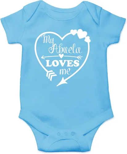 Miniatura 22 de CBTwear My Abuela Loves Me – Ropa de bebé – Divertido traje de bebé para recién nacido para niños y niñas