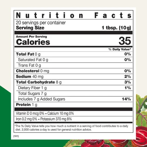Miniatura 2 de Salus Red Beet Crystals – Mezcla de polvo de raíz de remolacha nutricional orgánica – Suplemento en polvo superalimento con vitamina C, folato