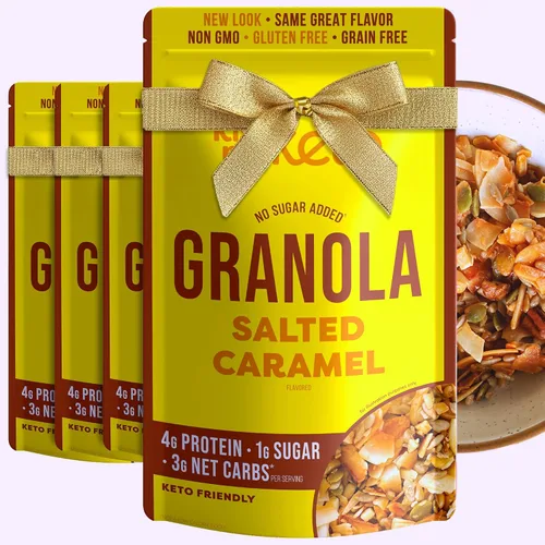 Miniatura 10 de Kiss My Keto Cereal de granola – Granola de coco y almendras pecanas Keto Granola baja en carbohidratos (0.07 oz neto) Granola baja en azúcar