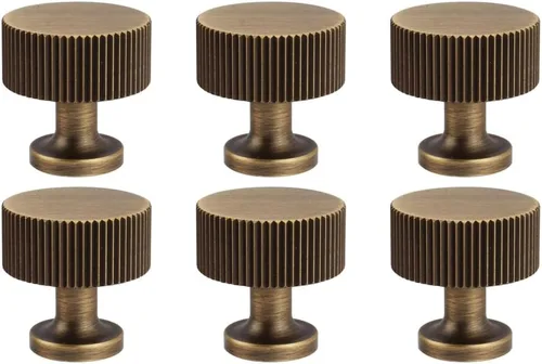 Miniatura 11 de RZDEAL - 4 tiradores dorados de gabinete de latón macizo, centros de agujeros de 3 pulgadas, para manijas de gabinete de cocina, cajón, baño