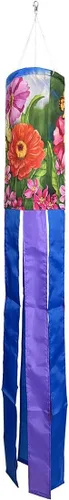 Miniatura 6 de Girasoles a cuadros Verano Windsock 40" L Briarwood Lane