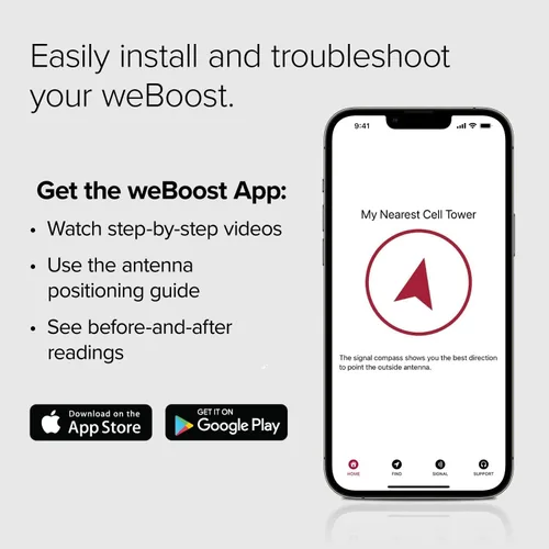 Miniatura 3 de weBoost Drive 4G-X OTR (470210) - Adaptador para señal de teléfono celular en camiones Empresa de EE. UU. Todas las redes y operadores