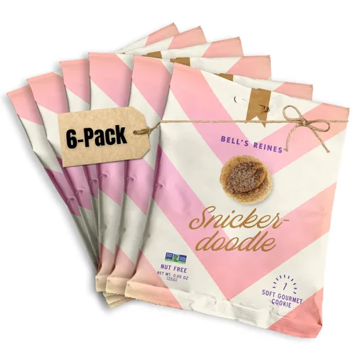 Miniatura 12 de Bell's Reines Galletas de mantequilla, lote pequeño gourmet suave, aperitivos saludables, paquetes de 4 galletas frescas de panadería, paquete de 3