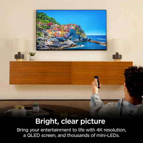 Miniatura 2 de Roku Smart TV – 55 pulgadas Pro Series 4K QLED RokuTV con retroiluminación Roku Voice Remote Pro, Dolby Vision IQ, frecuencia de actualización