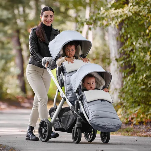 Miniatura 6 de UPPAbaby CozyGanoosh Footmuff - Se fija fácilmente a los cochecitos UPPAbaby + RumbleSeat - Ultra-afelpado, resistente a la intemperie - Funda