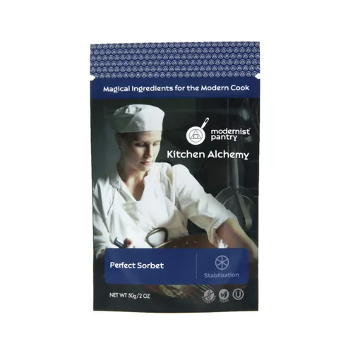 Perfect Sorbet [Estabilizador de sorbete] Vegano OU Kosher Certificado - 50 g/2 oz (estabiliza y evita la formación de cristales en recetas de