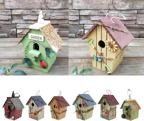 Miniatura 3 de Casa decorativa de 3 pájaros loros