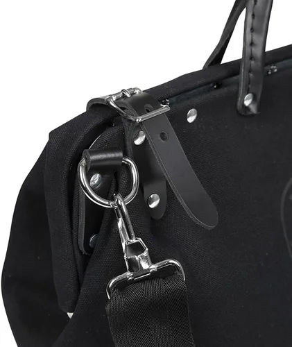 Miniatura 9 de Bolso de lujo para herramientas Klein Tools de lona, hecha de lona natural con compartimentos interiores y correa para el hombro desenganchable