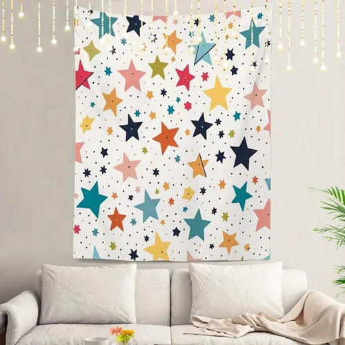 Miniatura 26 de Shrahala Tapiz de pared de hojas de arce otoñal, hojas rojas llameantes, fondo negro, tapiz grande para colgar en la pared, tapiz decorativo