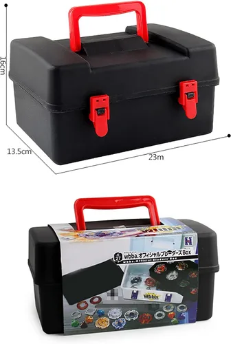 Miniatura 2 de Bey Battling Top Estuche de almacenamiento, 12 piezas Burst Tops Estuche de almacenamiento Spinning Top y Launcher Set Caja de almacenamiento