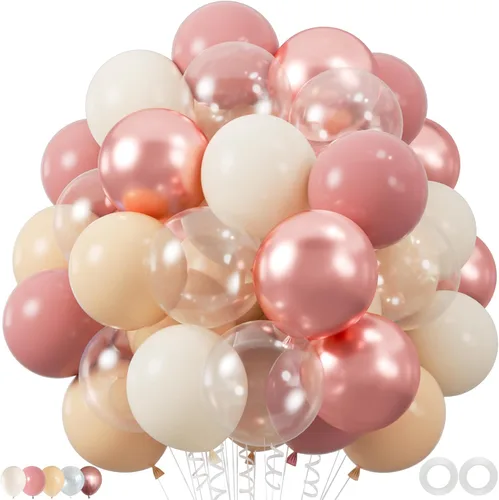 Miniatura 10 de 100 globos rojos, blancos y azules, globos patrióticos del Día de la Independencia de 12 pulgadas para graduación, 4 de julio, fiesta de cumpleaños