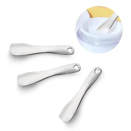 Miniatura 2 de Sibba 3 piezas de espátula facial, rodillo de ojos, rodillo de ojeras, herramienta para el cuidado de la piel, loción de crema facial, aplicador