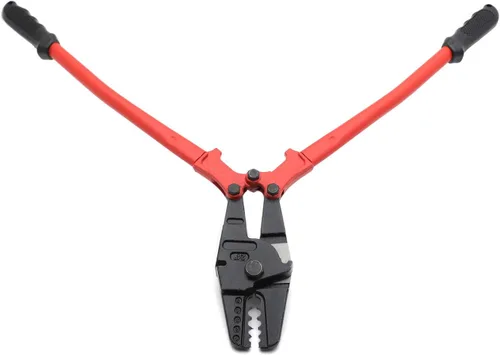 Miniatura 5 de Herramienta de prensado de cuerda de alambre 24" Hand Swager Crimper Compatible con mangas de aluminio de cobre de 1/16"- 3/16