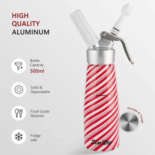 Miniatura 2 de Una variedad de piezas de repuesto y accesorios para dispensador de crema batida - Soporte para cargador de crema de repuesto (plástico)