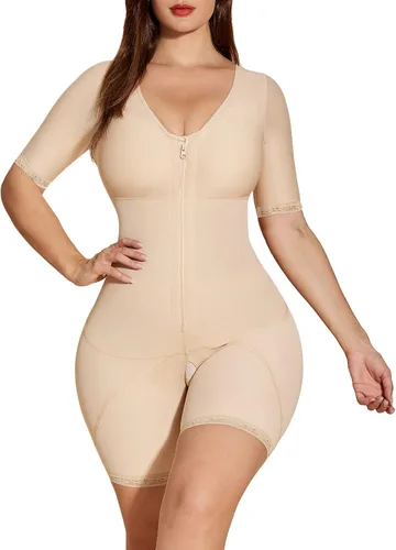 SHAPSHE Moldeador de cuerpo para mujer, entrenador de cintura de cuerpo completo, ropa de compresión colombiana posoperatoria, faja para mujer,
