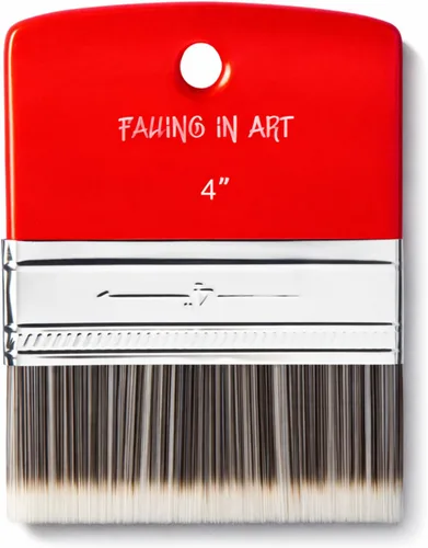 Miniatura 10 de Falling in Art Pincel Filbert Paddle para Pintura, Pincel de Escala para Pinturas al Óleo y Acrílicas, 1 Pulgada