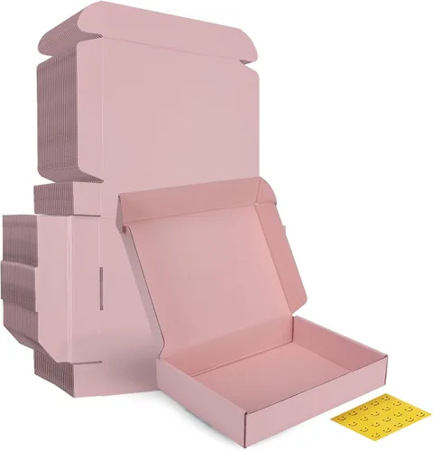 Miniatura 25 de HORLIMER - Cajas de envío pequeñas de 7x5x2, conjunto de 50, caja de cartón corrugado blanca para envío de correspondencia