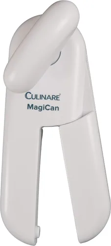 Miniatura 4 de Culinare MagiCan, abrelatas manual con liberación de tapa, accesorios de cocina para abridor de tapas resistentes, manual para el abrelatas de Blanco