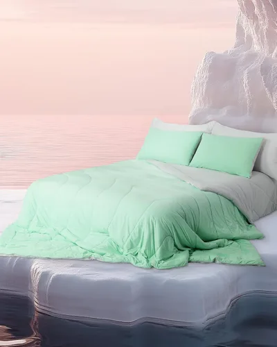 Manta Refrescante Tamaño Queen, Edredón Refrescante de Doble Cara con Tacto Fresco para Personas que Duermen con Calor, Colcha Refrescante de Verano