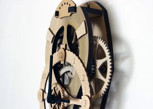 Miniatura 5 de Abong Kit de reloj hecho a mano de madera Vera Proyecto de bricolaje