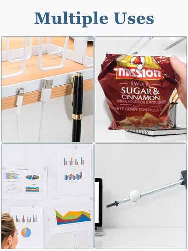 Miniatura 5 de SMARTAKE 100 imanes para refrigerador, imanes redondos pequeños de 0.39 x 0.08 pulgadas, imanes de neodimio multiusos de alta calidad para nevera