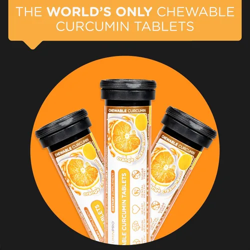 Miniatura 4 de CurcuminPro Tabletas masticables de curcumina La única curcumina biosoluble del mundo Derivada de la cúrcuma orgánica Natures Natural apoyo