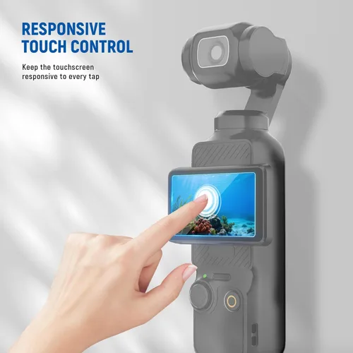 Miniatura 5 de NEEWER Kit de protectores de pantalla Pocket 4 y 3 (paquete de 2) compatible con DJI Osmo Pocket 4 y 3 Creator Combo Accesorios, 9H HD anti arañazos