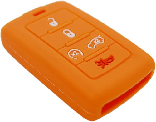Miniatura 6 de Funda protectora de silicona para llavero de 5 botones para Jeep Grand Cherokee Grand Wagoneer y Dodge Charger Daytona EV Electric 2024+