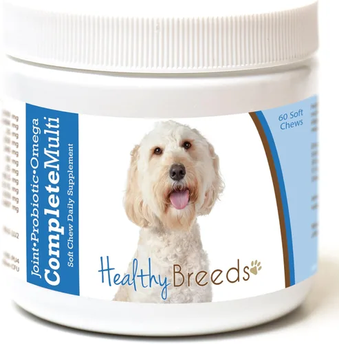 Miniatura 325 de Healthy Breeds Pug todo en uno multivitamínico suave masticable 60
