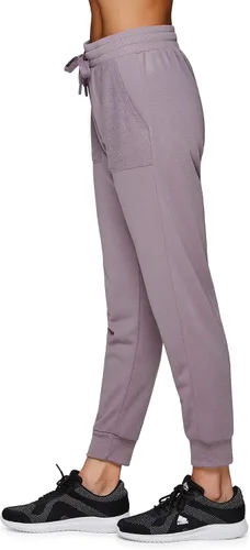 Miniatura 4 de RBX Active - Pantalones deportivos ligeros de rizo francés para mujer con bolsillos