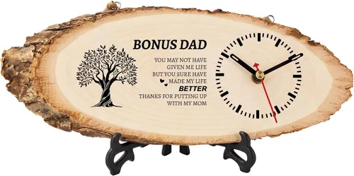 Miniatura 15 de BeauGift Regalos para hermano, Día del Padre, regalos de cumpleaños para hermanos de hermanas, hombres, amigos, reloj de madera, regalo