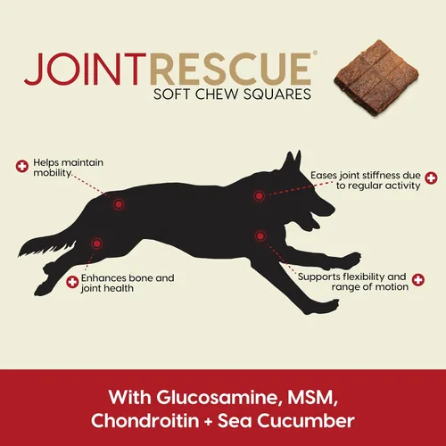 Miniatura 2 de Ark Naturals Joint Rescue - Masticable para perros, sabor a carne, suplemento para articulaciones con glucosamina y condroitina, 1 paquete