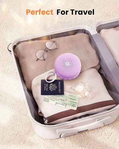Miniatura 6 de Dreamegg Calmante de Sueño para Bebé - Máquina Portátil de Ruido Blanco Máquina de Sonido para Bebé, Cuenta con Batería Potente, 21 Sonidos Púrpura