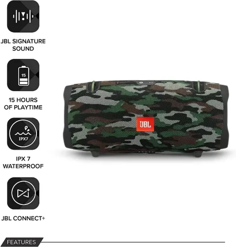 Miniatura 2 de JBL Xtreme 2 Altavoces Bluetooth inalámbricos portátiles - Par (camuflaje)