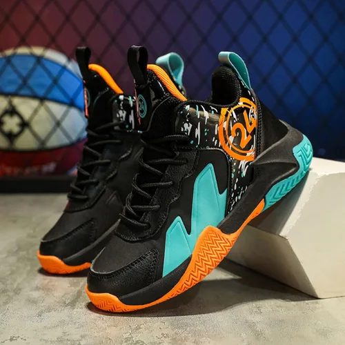Miniatura 4 de Zapatos de baloncesto deportivos antideslizantes para niños